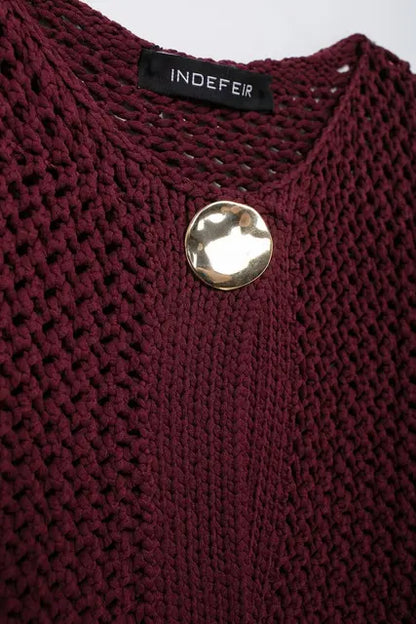 herfst-vrouwen-gebreid-vest-metalen-knoppen-o-hals-lange-mouw-trui-met-zakken-casual-kantoor-dame-bovenkleding-top-bordeauxrood-burgundy