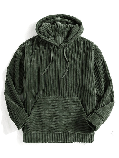 PREMIUM CORDUROY PULLOVER HOODIE