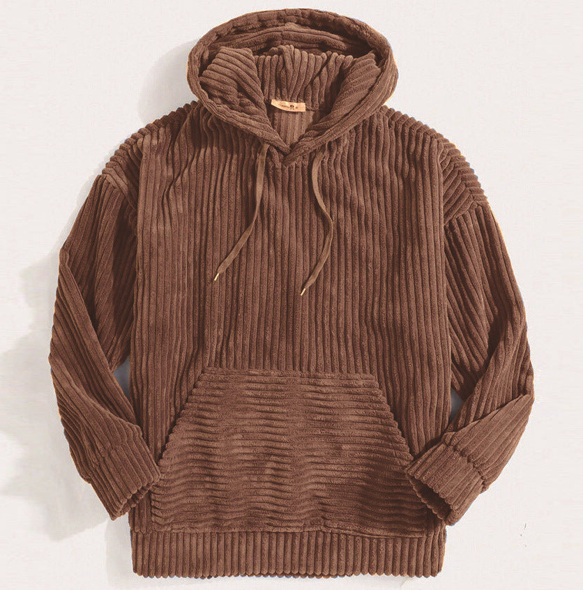 PREMIUM CORDUROY PULLOVER HOODIE